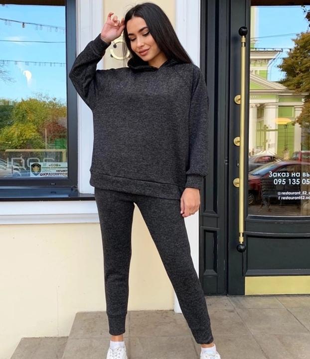 

Спортивный костюм G&M k-85876 - Размер цвет черный, Спортивный костюм G&M k-85876 54-56 Размер цвет черный