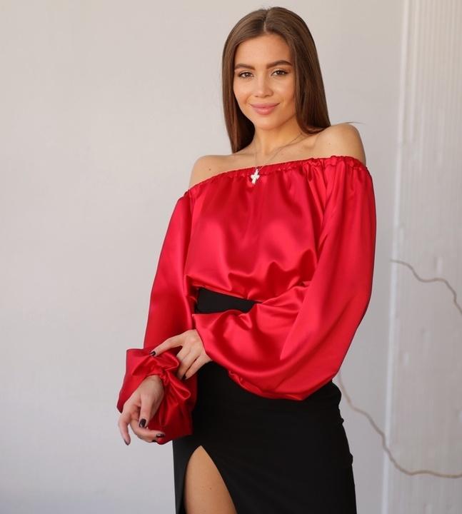 

Блузка G&M k-86580 универсальный - Размер цвет красный, Блузка G&M k-86580 универсальный 42-46 Размер цвет красный