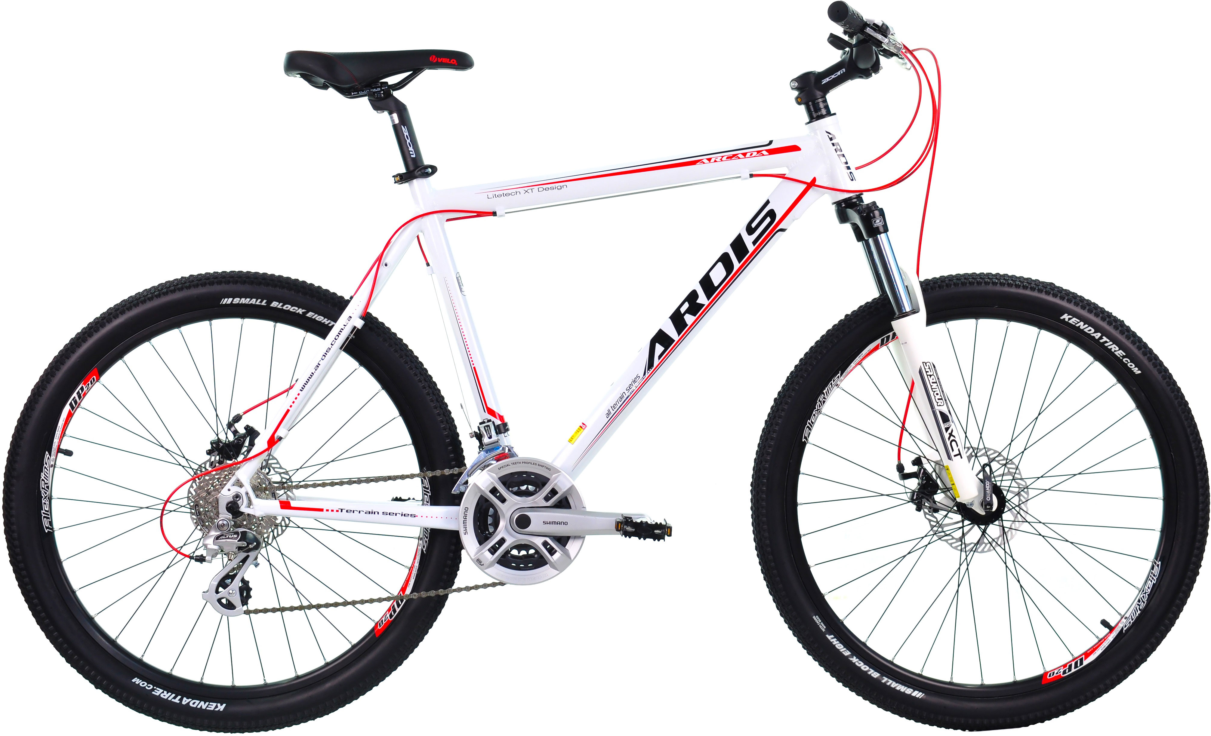 

Велосипед Ardis Arcada 26" 21" 2019 Бело-красный (0123)