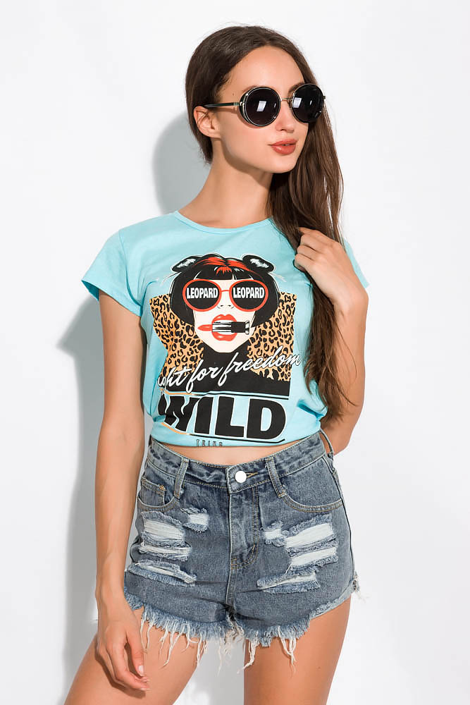 

Футболка с принтом 155P013 (Голубой) ToS  Размер цвет Голубой, Футболка с принтом 155P013 (Голубой) ToS M Размер цвет Голубой