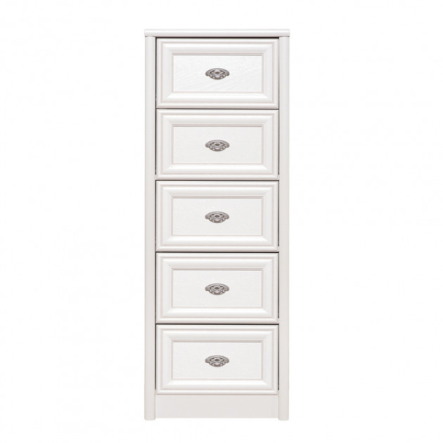 

Комод Салерно KOM5S/470*390*1275 из ДСП цвет Белый Gerbor Holding