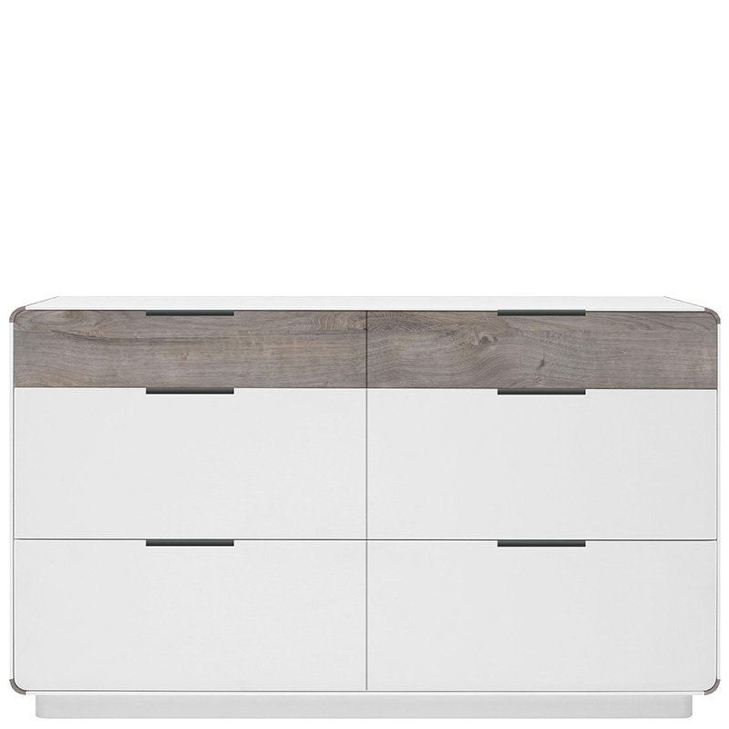 

Комод в гостиную Алиса KOM6S/1400*840*400 из ДСП цвет Белый Gerbor Holding