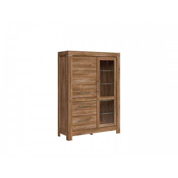 

Витрина Герман 1W1D2S/1150*1590*420 из ДСП цвет Дуб Стирлинг Gerbor Holding