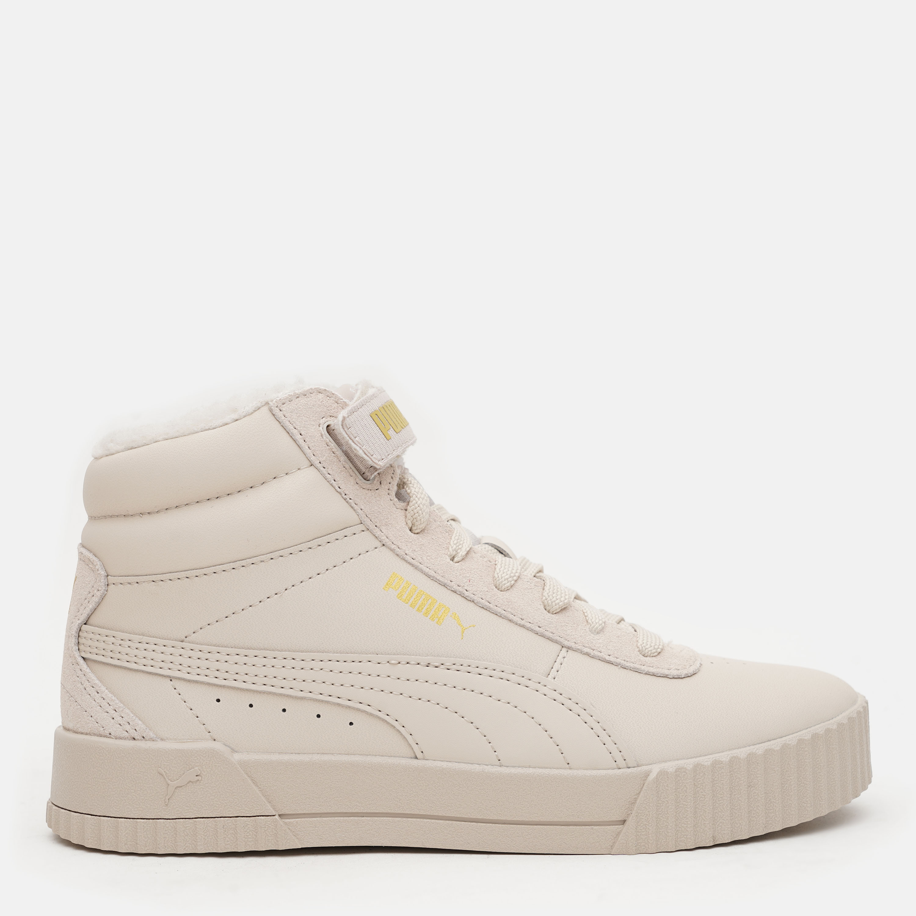 

Ботинки Puma Carina Mid WTR Fur 38025402 35.5 (UK 3) 22 см Peyote-Peyote-Team Gold
