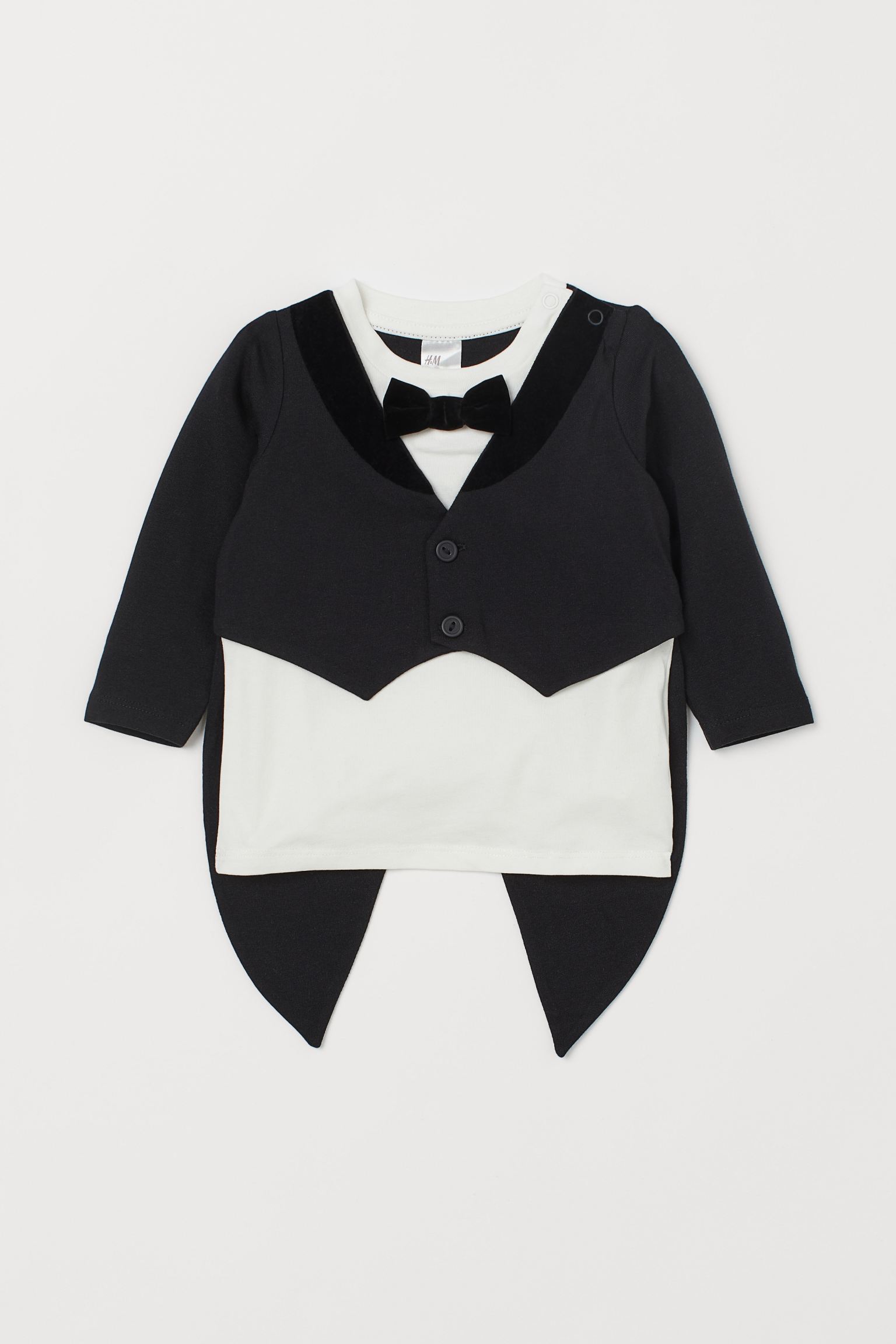

Лонгслив H&M 86см черно белый 911808966
