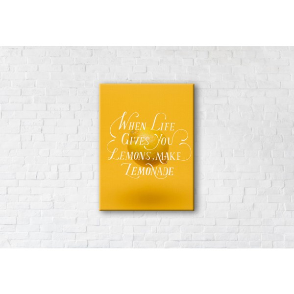 

Картина на холсте Lemon 90x120см Franklin