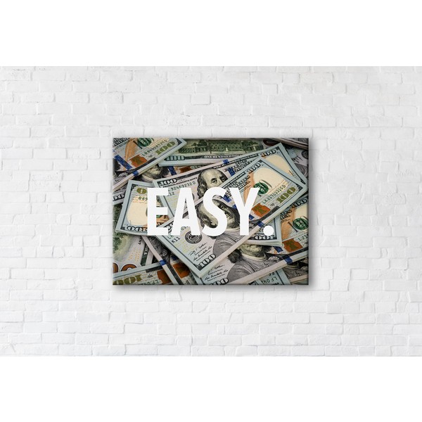 

Картина на холсте Easy Money 75x100см Franklin