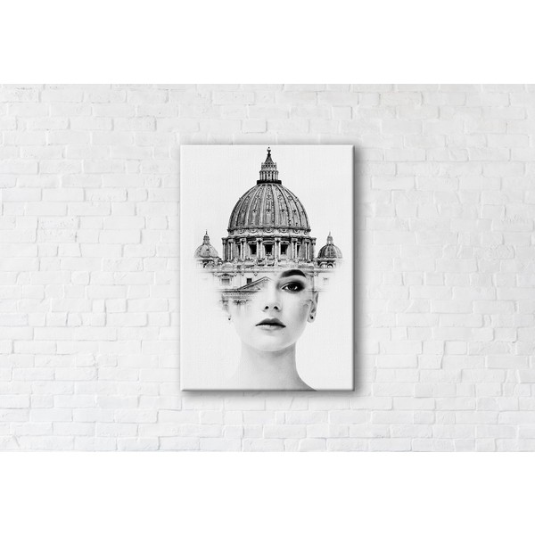 

Картина на холсте St. Peter's Basilica 50x65см Franklin
