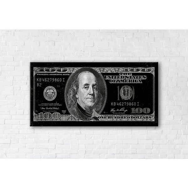 

Картина на холсте Silver Standard 70x140см Franklin