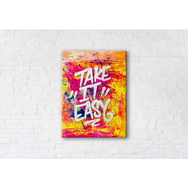 

Картина на холсте Take It Easy 75x100см Franklin