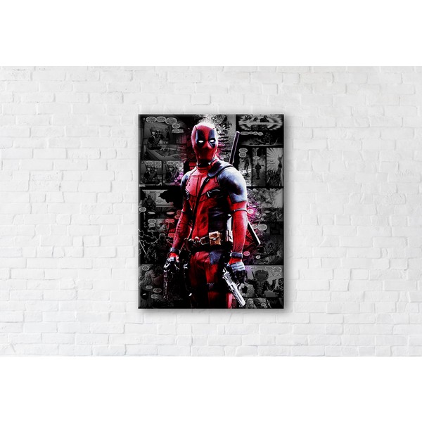 

Картина на холсте Deadpool 90x120см Franklin