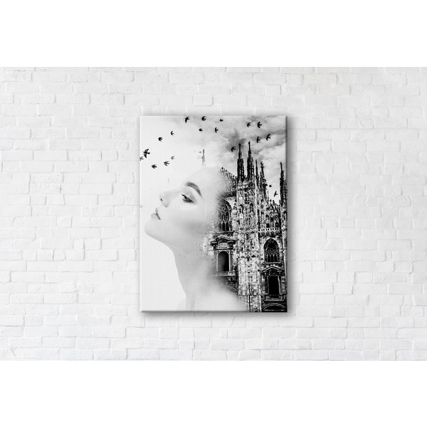 

Картина на холсте Gothic Drama 75x100см Franklin