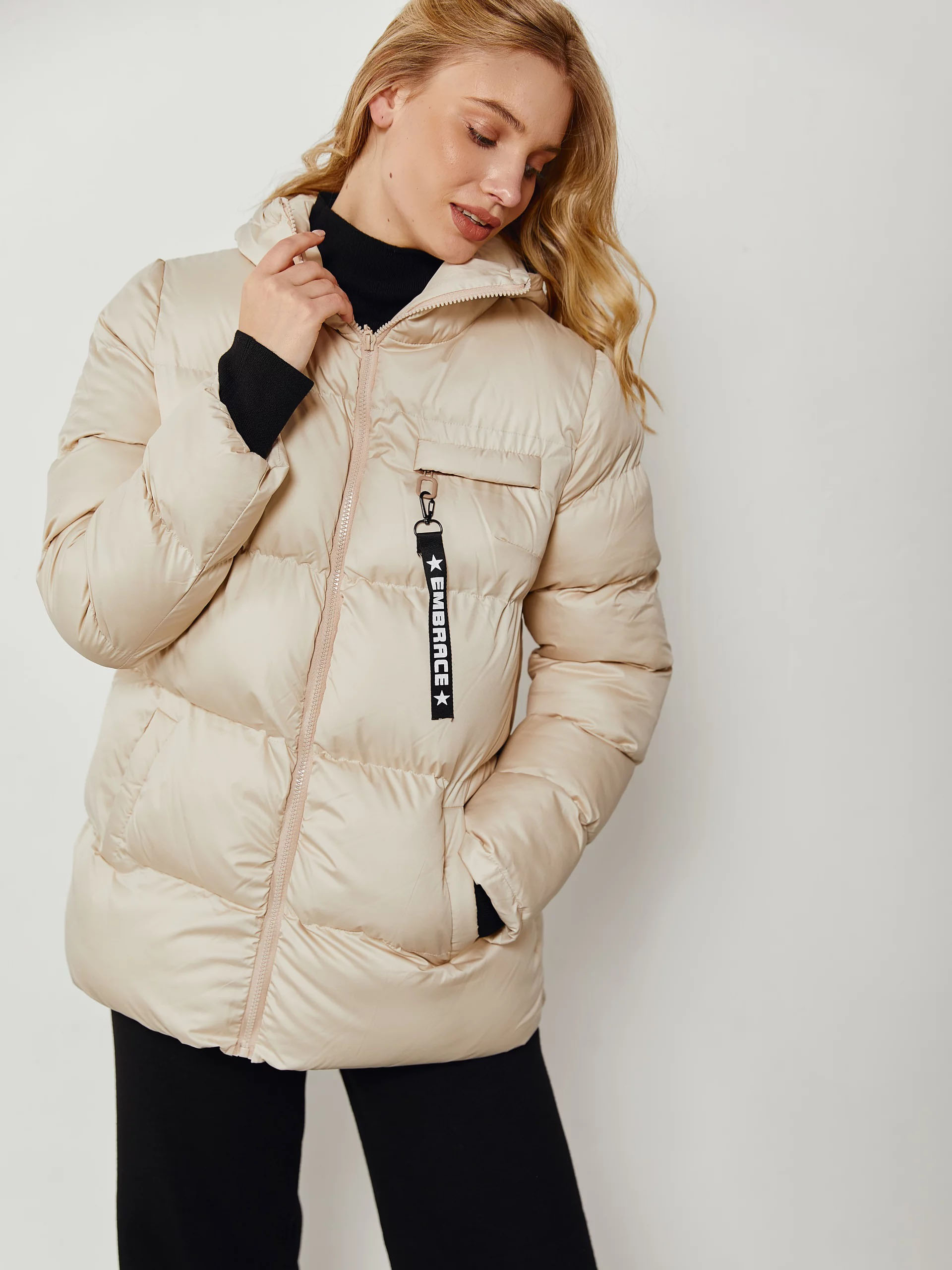 

Куртка Gepur 40380  Бежевая, Куртка Gepur 40380 S Бежевая