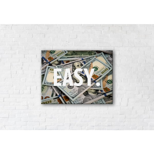 

Картина на холсте Easy Money 50x65см Franklin