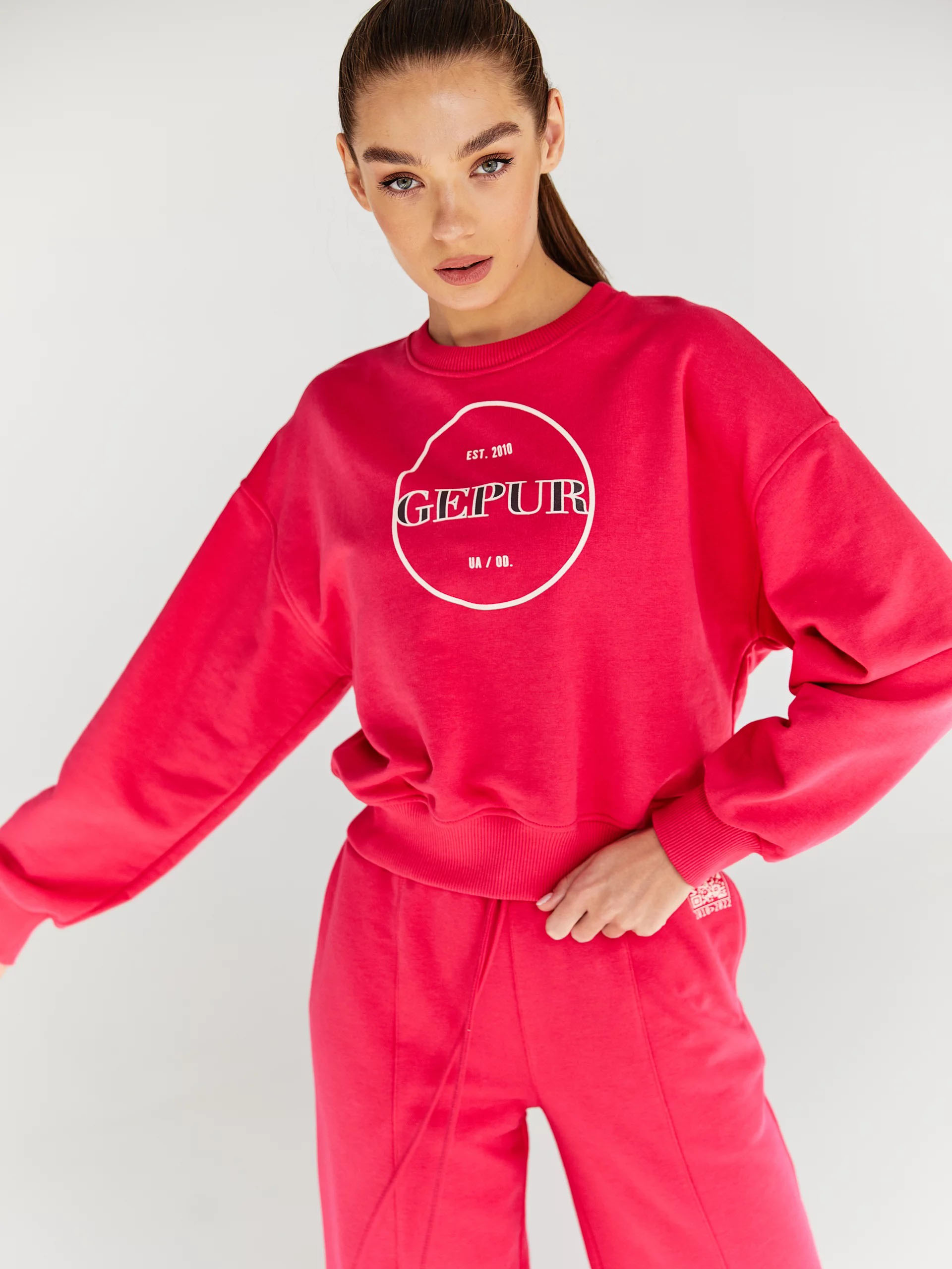 

Свитшот Gepur 40506  Малиновый, Свитшот Gepur 40506 XS Малиновый