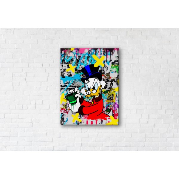 

Картина на холсте Money is Power 50x65см Franklin