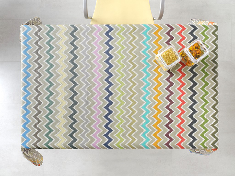 

Скатерть с акриловым покрытием Time Textile Zig-Zag Разноцветный TT126824 140x220