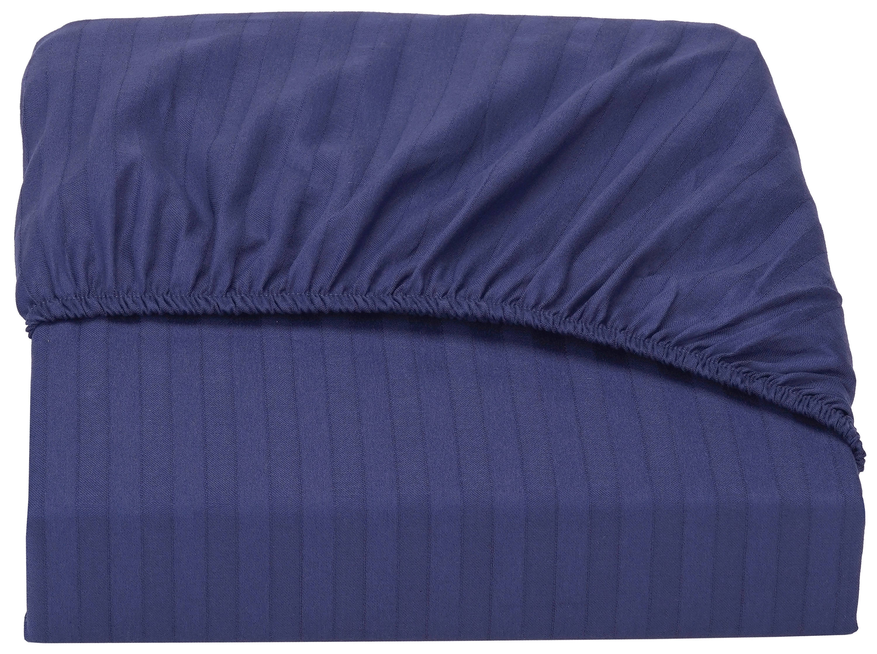 

Простынь на резинке Good-Dream Страйп-сатин Dark Blue 140х190