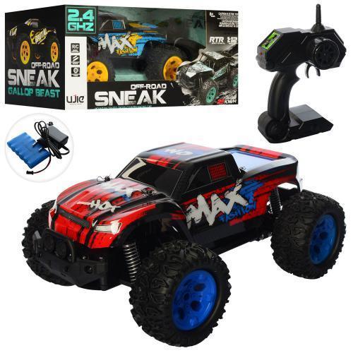 

Машина на радиоуправлении sneak off-road UJ 99-1212 B, аккумулятор 7.2V, управление 2.4 GHz