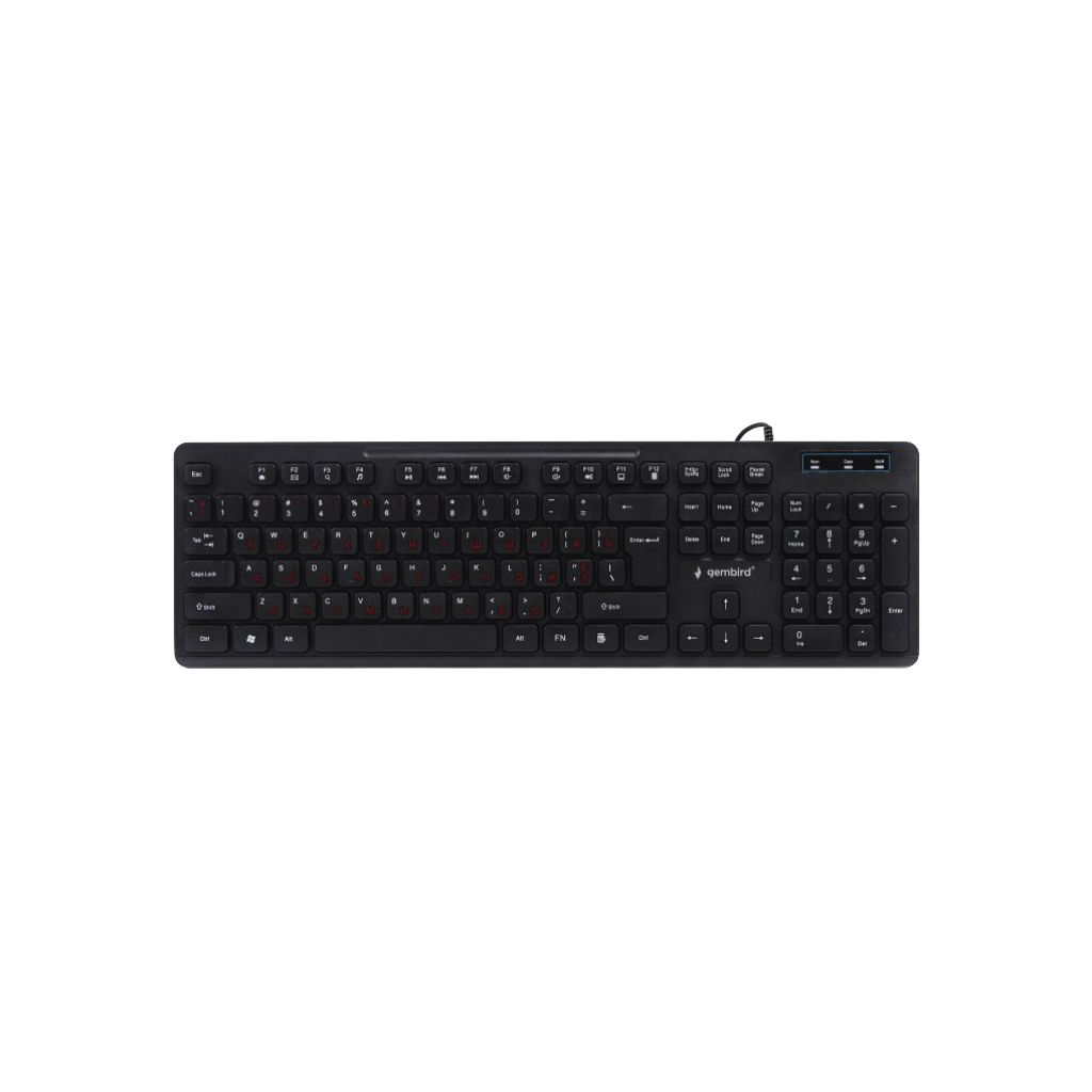 

Клавиатура Gembird KB-MCH-04-UA USB Black (KB-MCH-04-UA)