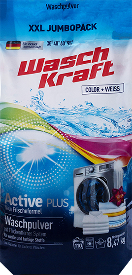 

Средство для стирки Wasch Kraft Сolor + Weiss Порошкообразный 8.47 кг