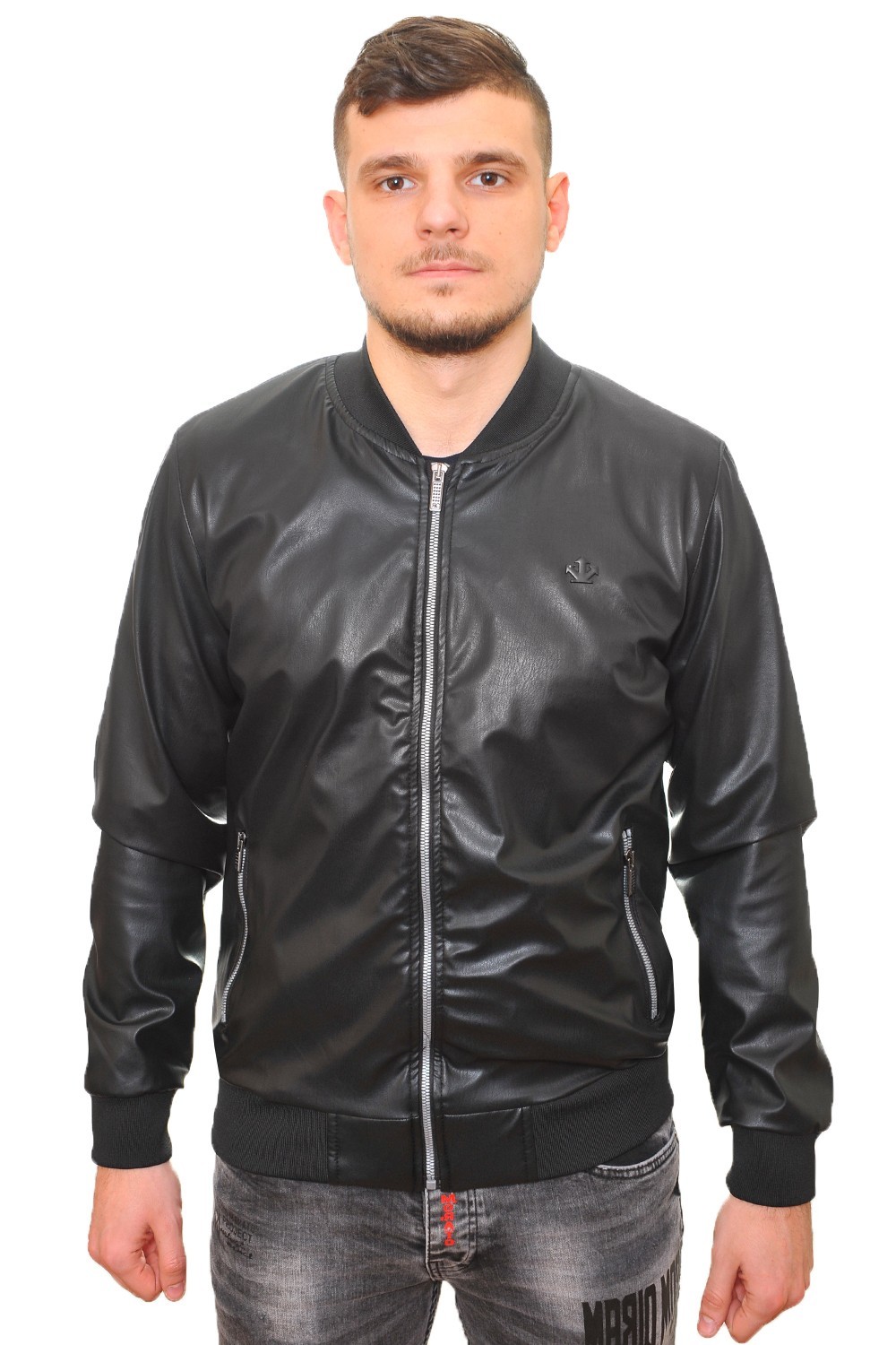 

Куртка из искусственной кожи NORTH RIVER 20-D909 S чёрная
