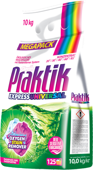 

Порошок для стирки Praktik Universal 10 кг