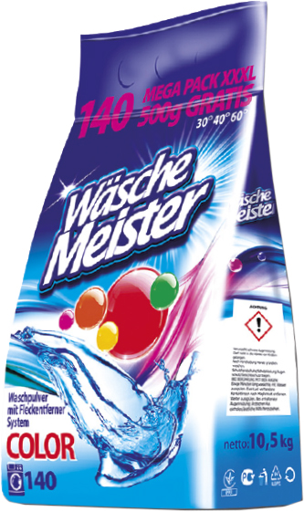

Порошок для стирки Wasche Meister Color 10.5 кг
