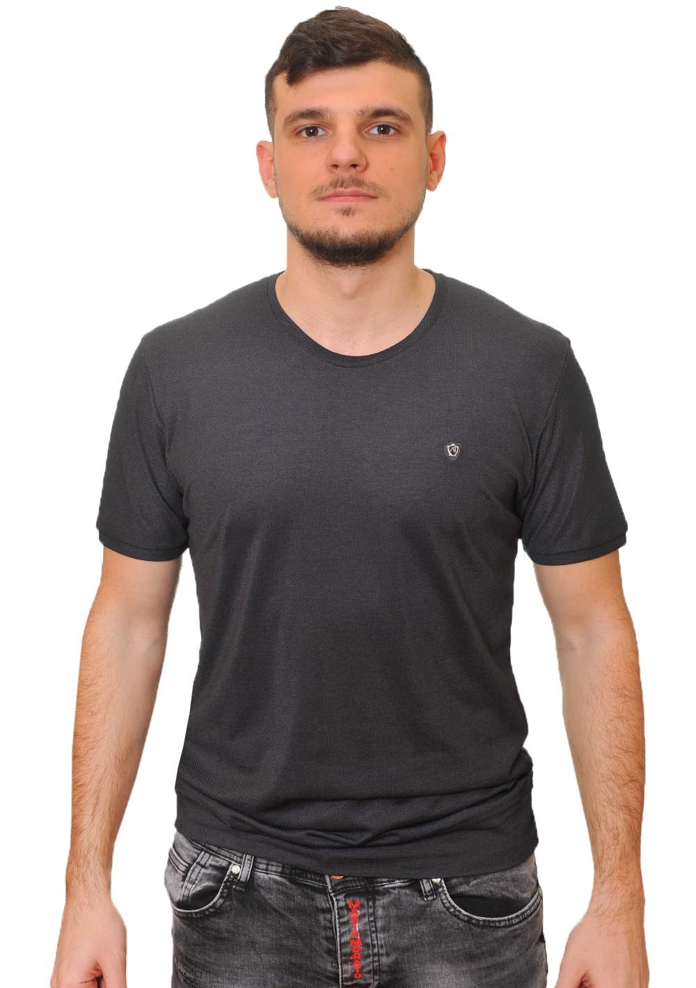 

Футболка ANTONY ROSSI 20-6451B 3XL тёмно-серая