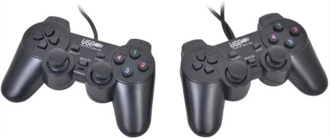 

Проводной USB джойстик для компьютера PC UKC GamePad DualShock DJ-2082 с вибро