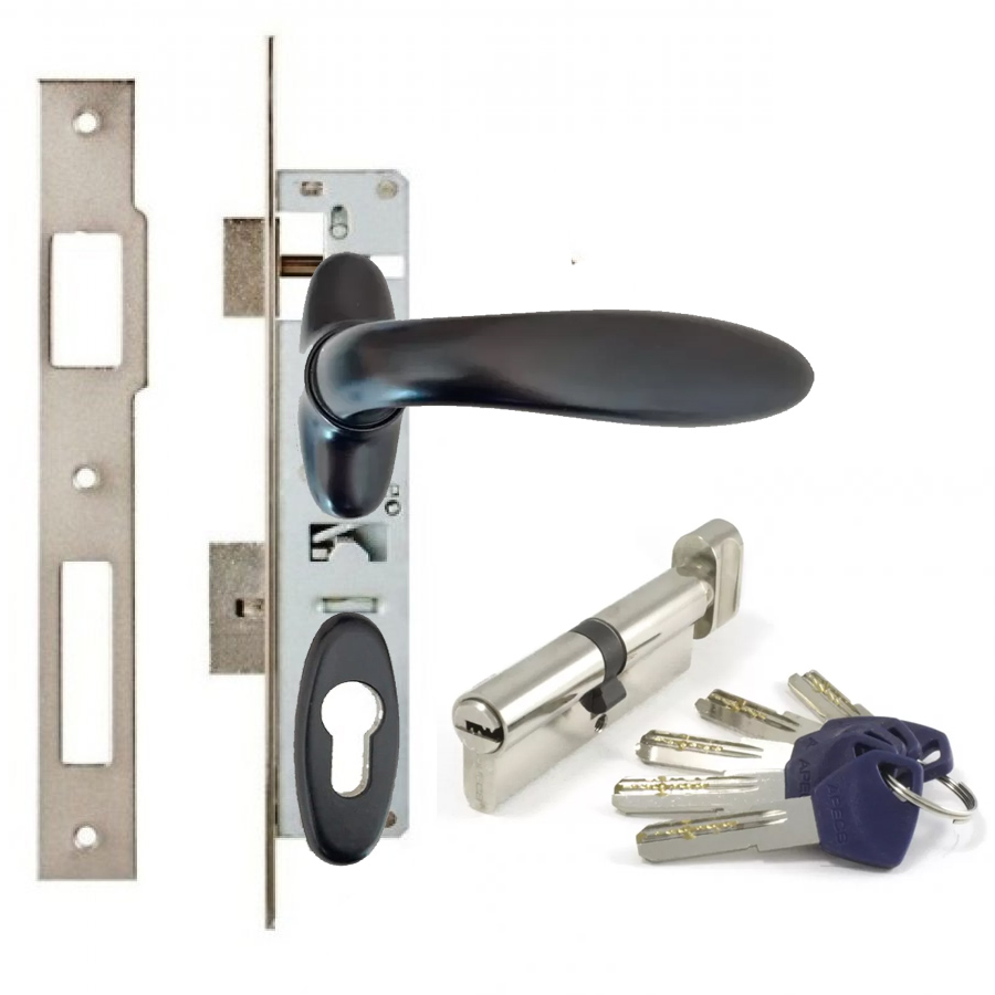 

Замок на калитку Kale 153U-st-1032-em-c RAL 9005 (черный мат) Бексэт: 25мм