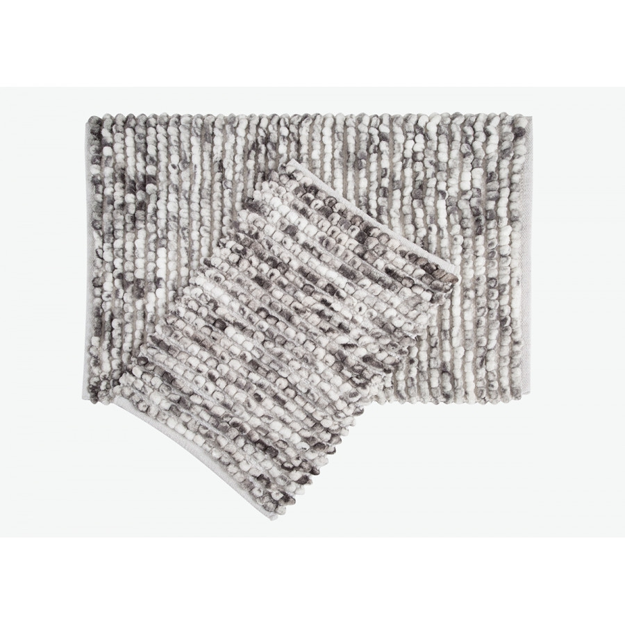 

Набор ковриков Irya - Ottova dark-grey темно-серый 60х90+40х60