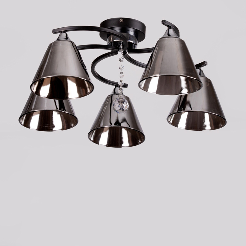 

Люстра потолочная Light House SR-17033/5 BK+CR D575*H220 черный