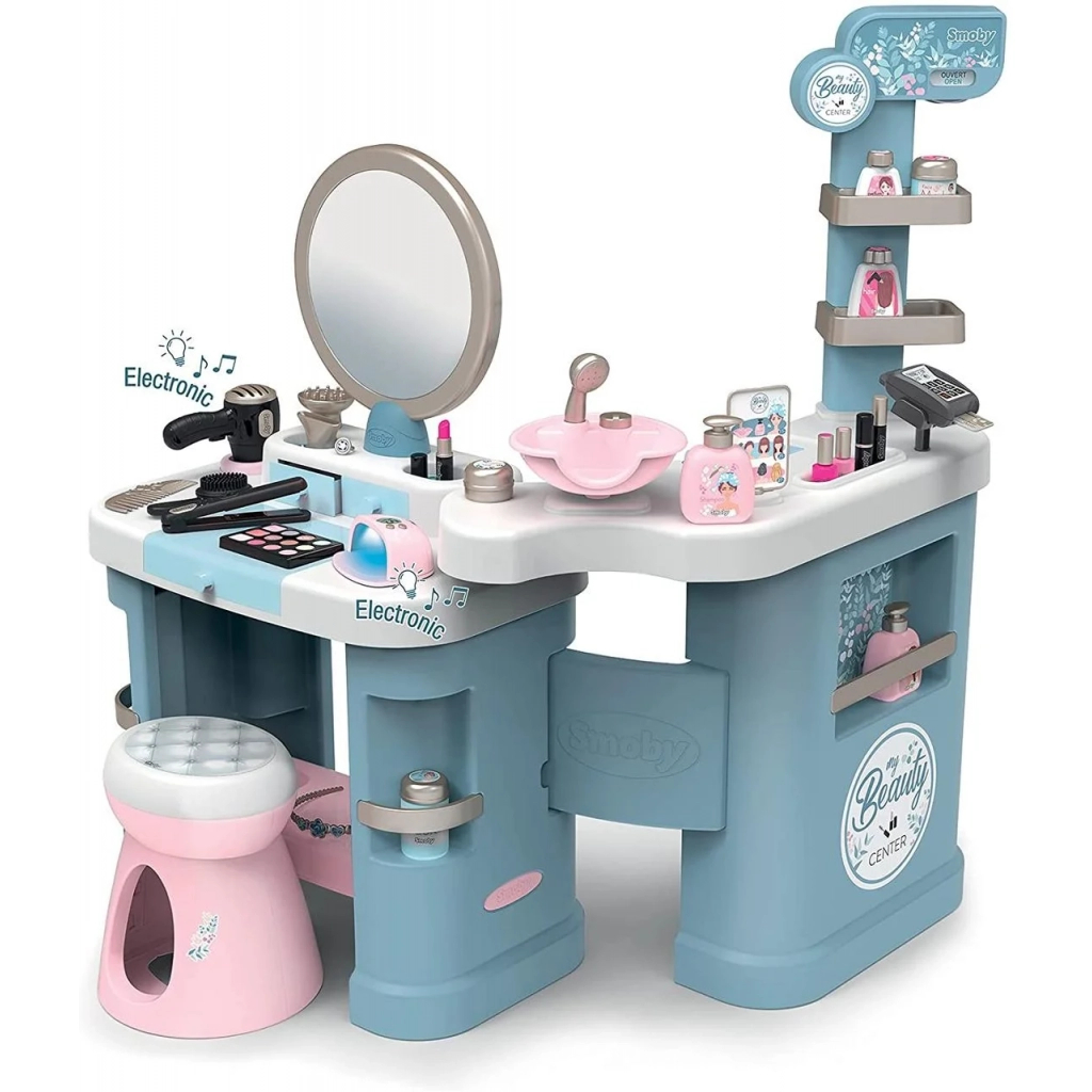 

Игровой набор Smoby Бьюти салон с набором косметики, 32 аксессуара (320240)