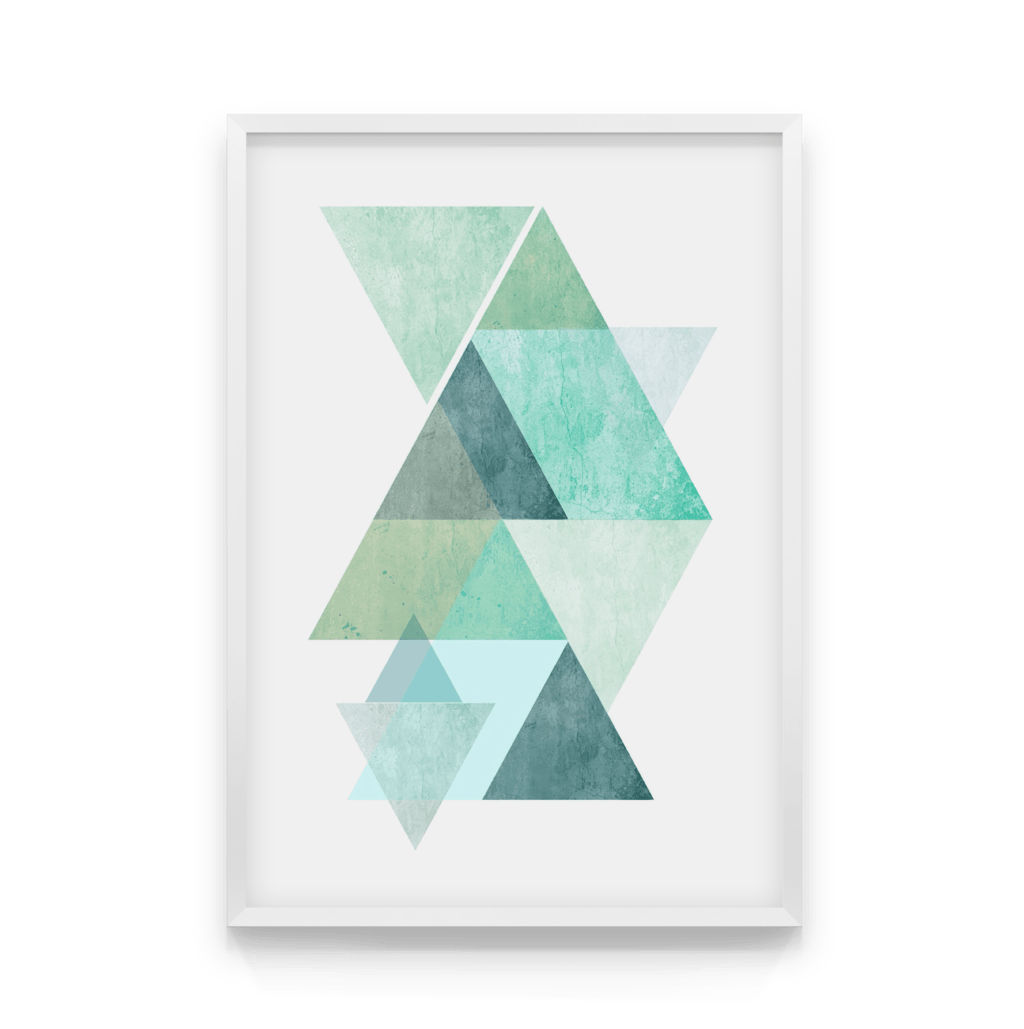 

Постер в рамке TRIANGULAR ENJOYMENT 40x50 см