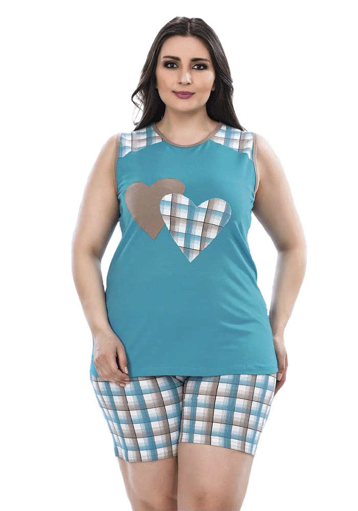 

Домашняя одежда Lady ; Голубой (лд373, Домашняя одежда Lady 2XL;4XL Голубой (лд373)