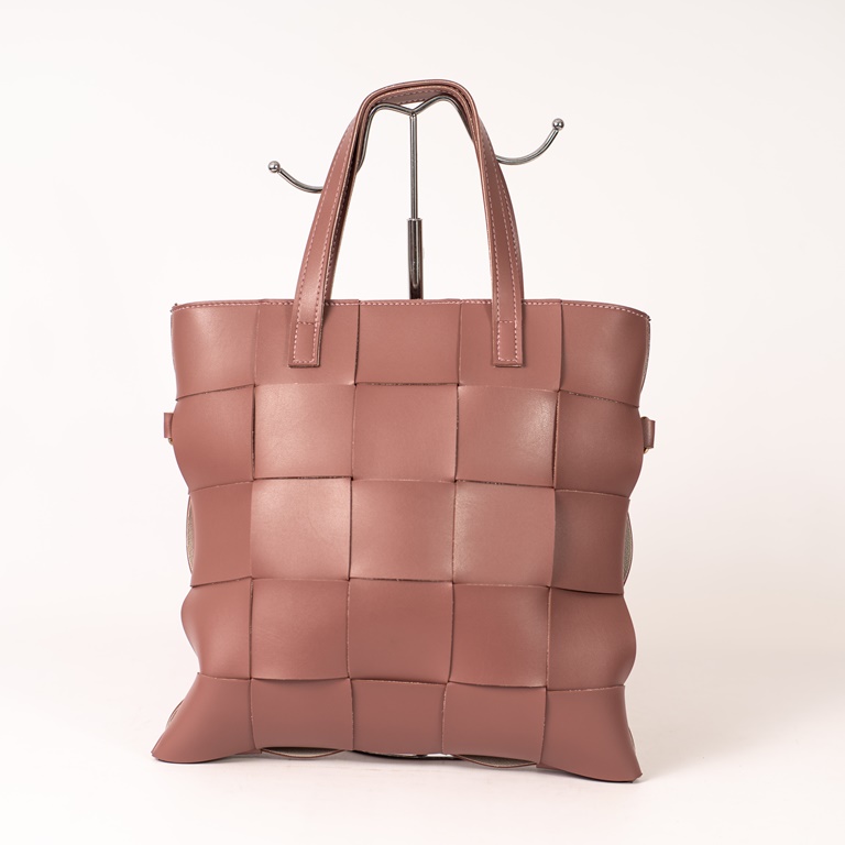 

Женская плетеная сумка КСЕНИЯ №51-20/3 35x4x35 Темная пудра