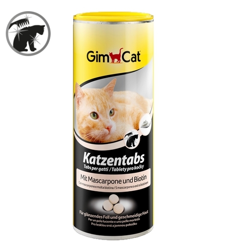 

Витамины с сыром Маскарпоне, биотином и ТГОС для кошек "Katzentabs Mascarpone and Biotin" 710 шт GimCat BGL-GP-31