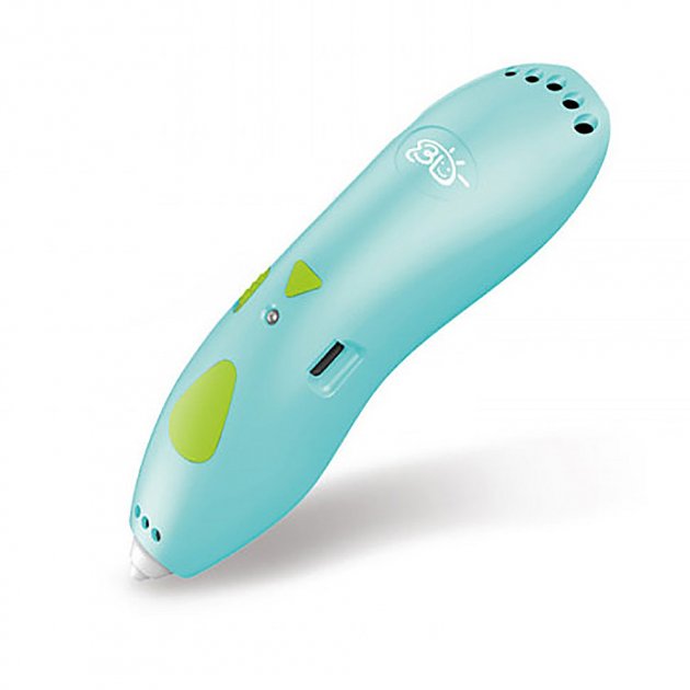 

Ручка 3D для детского творчества аккумуляторная с трафаретом 3DPen K9901 Бирюзовая (МEL-14600)