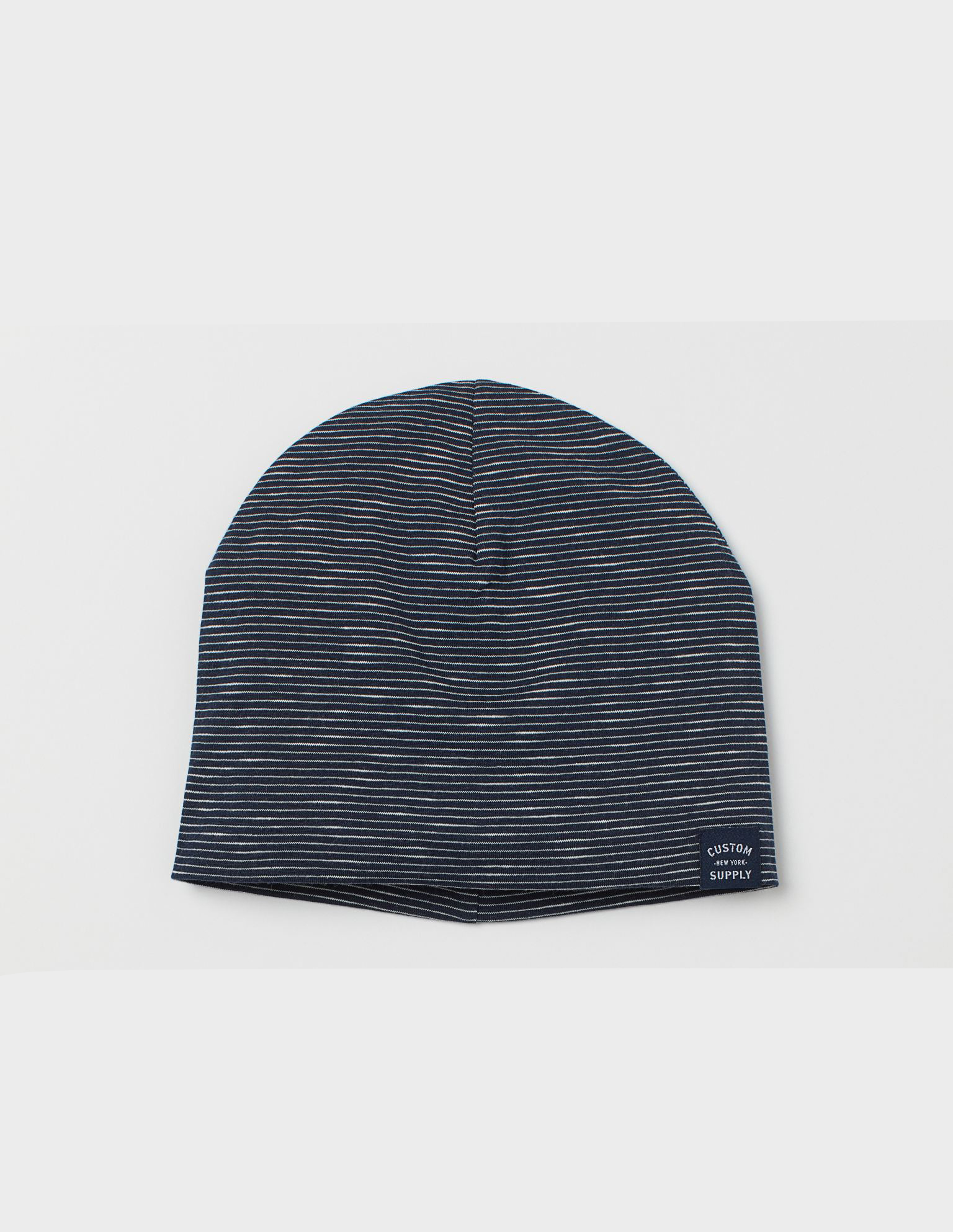 

Шапка H&M 110 128см (52 54) темно синий полоска 912694709