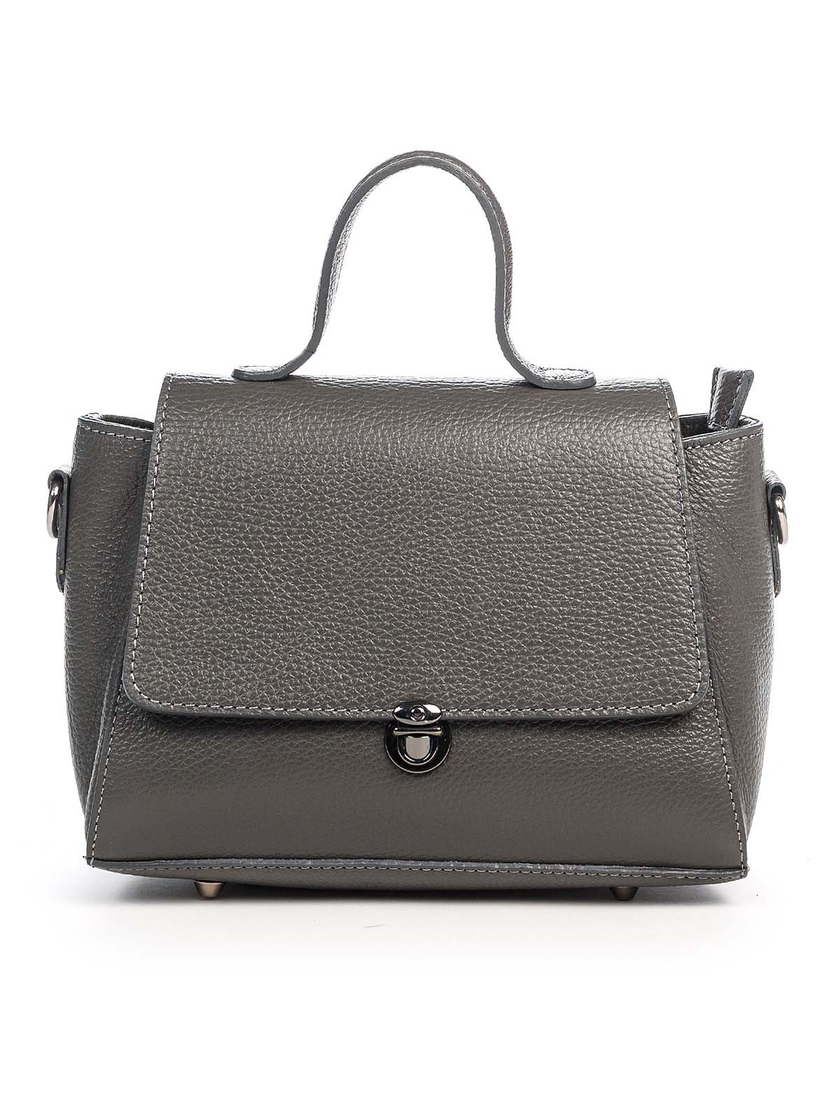 

Сумка На Каждый День Italian Bags STK8171_gray Кожаная Серый