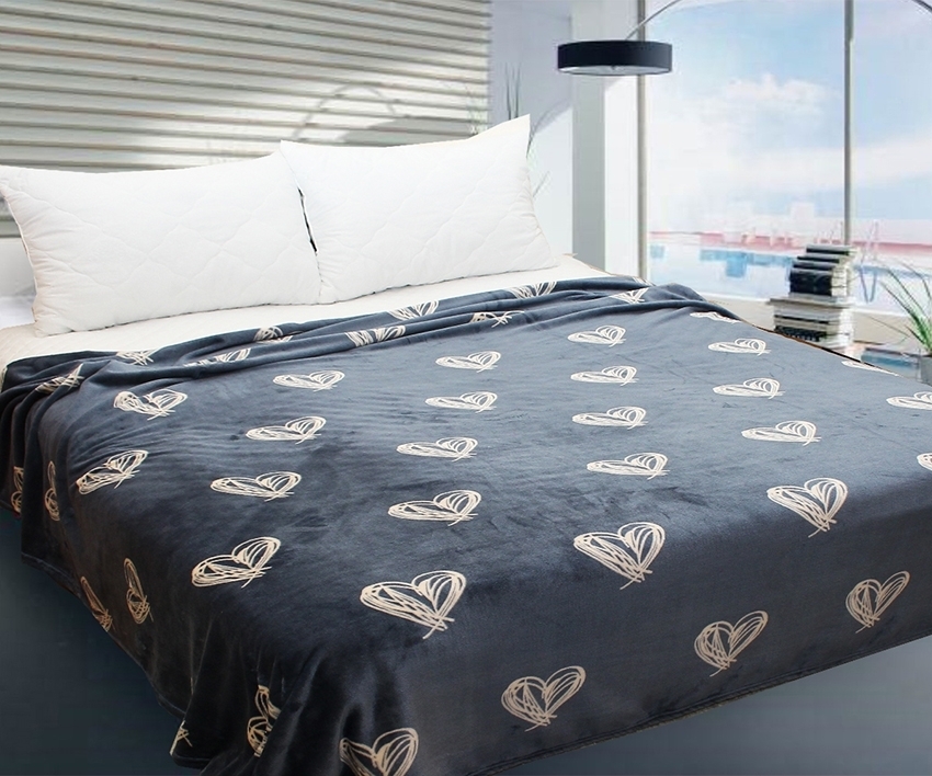 

Плед Tag Tekstil Евро 200*220 см Велсофт микрофибра арт.3942_alm1902