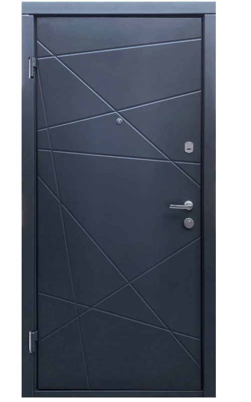 

Входные двери МСМ Победа 83 Графит(Антрацит) 860, правые (108-10)