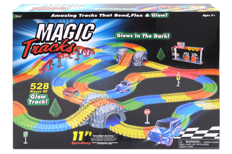 

Гоночный гибкий трек 528 деталей Magic Tracks 2733