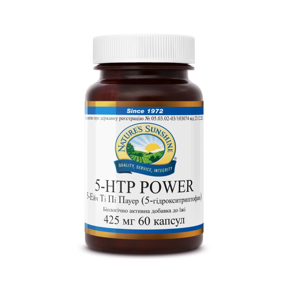 

Натуральный антидепрессант 5-HTP Power (5-гидрокситриптофан) NSP 60 капсул по 425 мг Original США (0047)