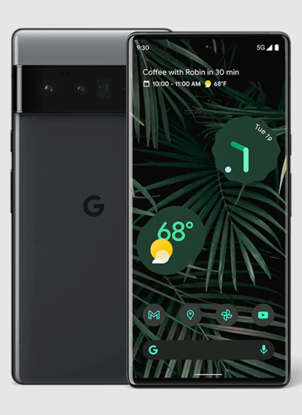 

Смартфон Google Pixel 6 Pro 12/128GB Stormy Black (Европейская версия)