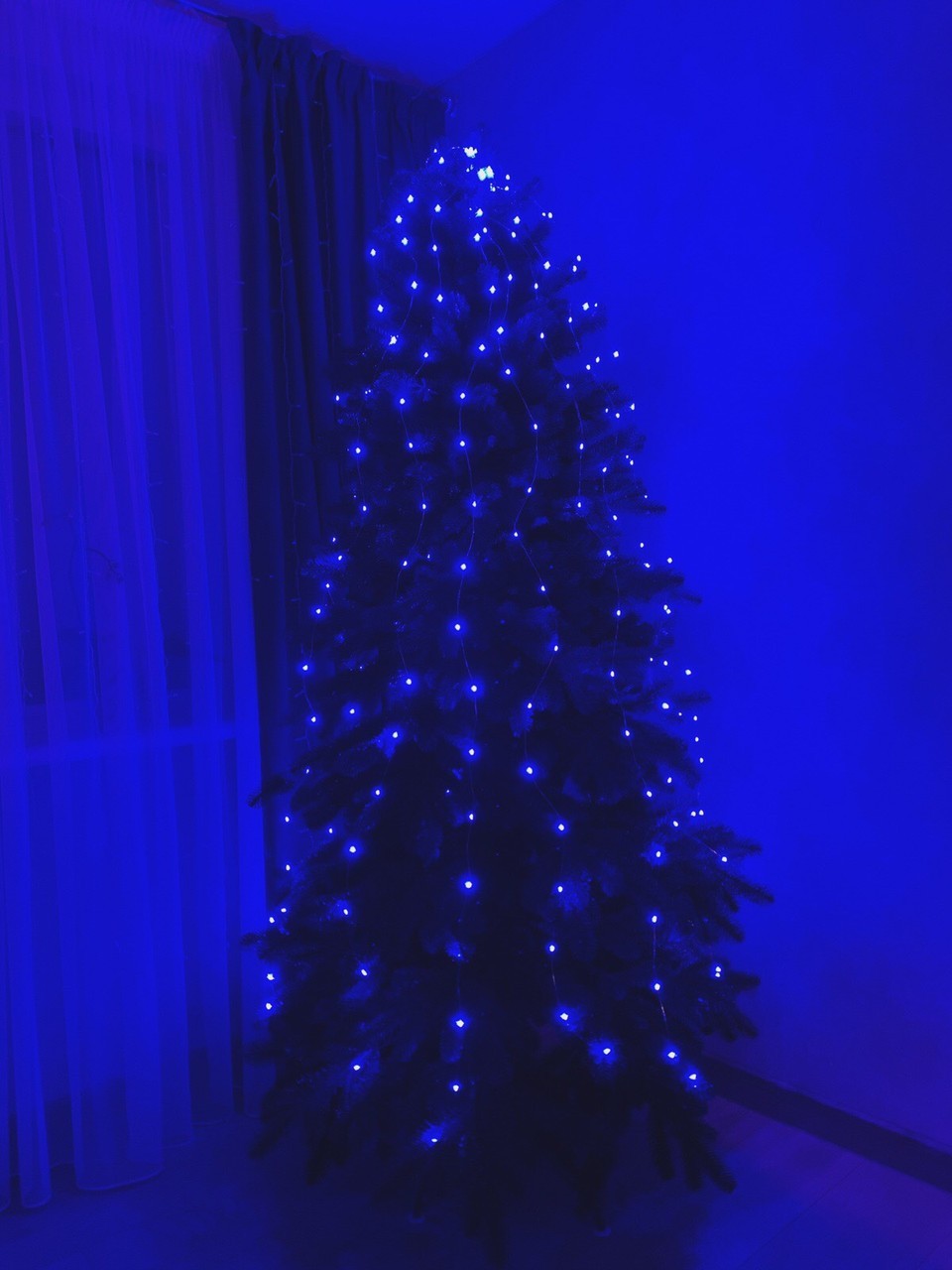 

Светодиодная гирлянда на ёлку Капли росы 340LED 2м с контроллером RD-245 Синяя