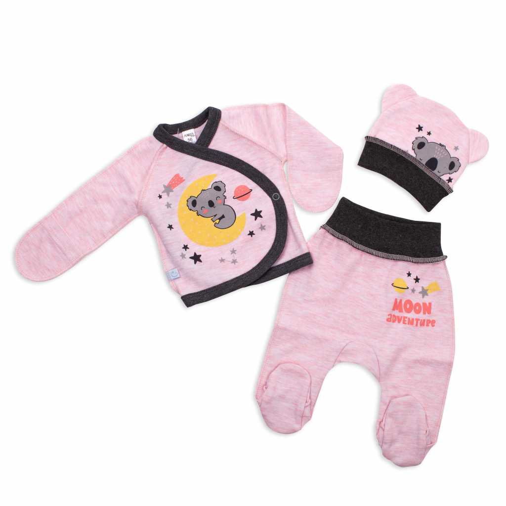 

3х предметный комплект Коала Mario Kids р 62 розовый