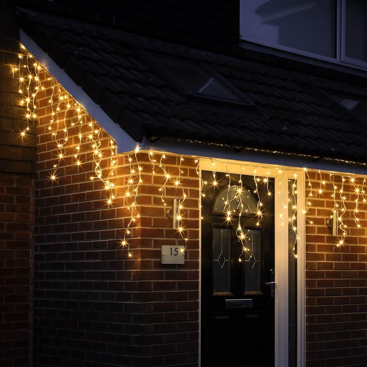 

Гирлянда Xmas LED 150 3.3Line Short curtain (Сосульки/Бахрома) WW-1 Тёп.белый 10M*1,5 Ул.+соед.Бел