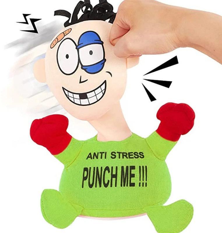 

Мягкая игрушка-антистресс PUNCH ME «Ударь меня» зеленый
